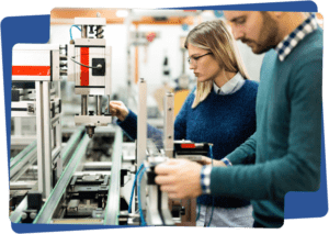 inYantra staff showcasing successful electronic manufacturing project