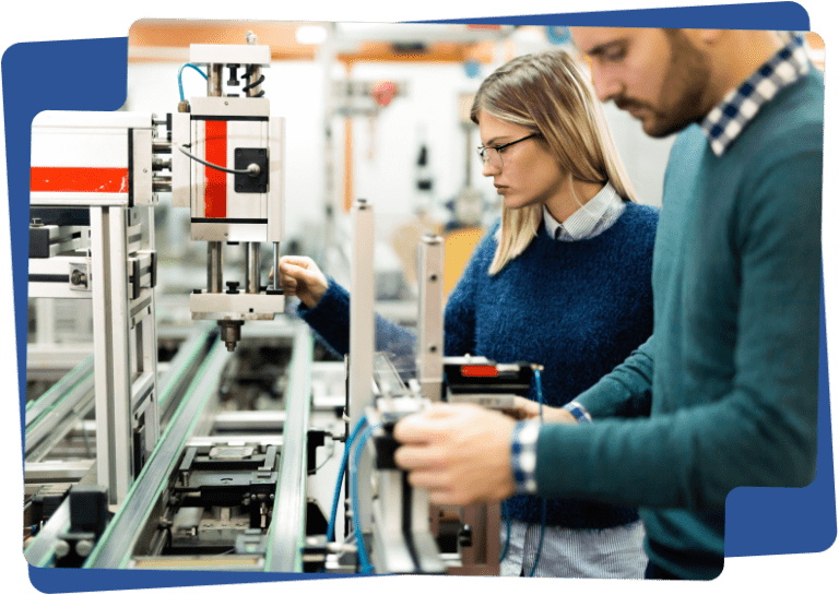 inYantra staff showcasing successful electronic manufacturing project