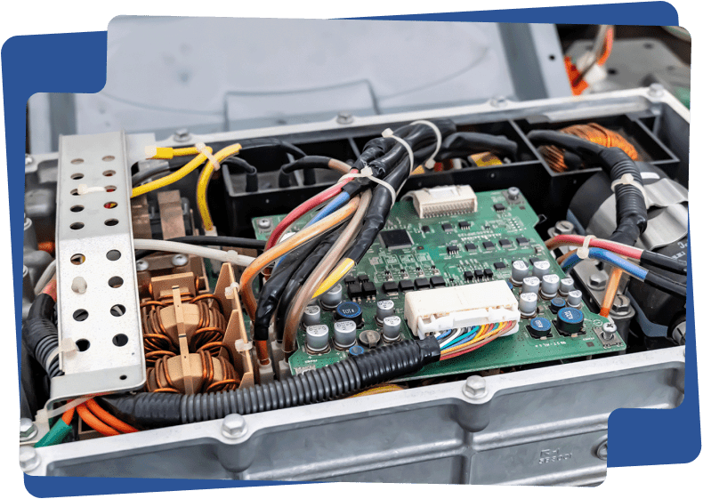 PCB assembly, showcasing precision engineering at inYantra